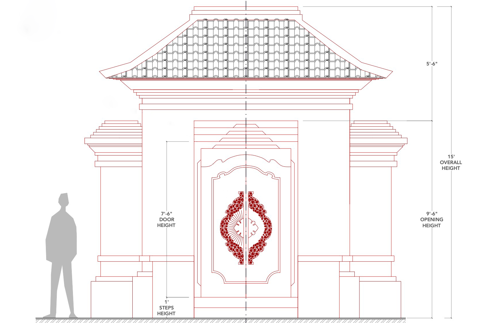 Image of Balinese Garden Gateway